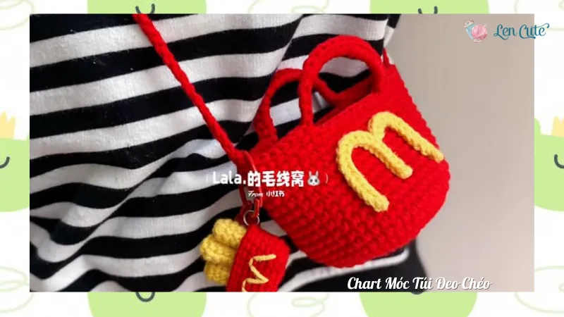 Chart Móc Túi Đeo Chéo: Mẫu Túi McDonalds