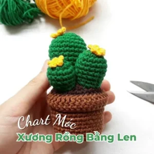 Chart Móc Xương Rồng Bằng Len