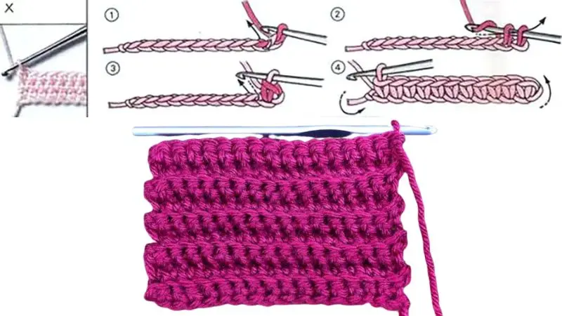 Mũi móc đơn (Single Crochet)