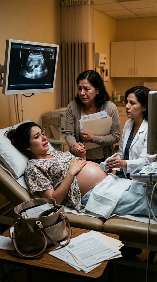 Porque necesito que vea esto. Uno de los bebés tiene una condición que suele aparecer cuando hay antecedentes genéticos del padre… y si Ricardo niega la paternidad, esta ecografía puede probar que él no solo es el papá, sino que probablemente ya sabía que 1 515050175 122238167894161925 7056174783651876104 n 32